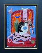 Fantastic Original One Of A Kind Artwork By Romgo