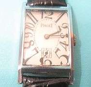 CONTENT OF SAFE DEPOSIT BOX: RARE ART DECO PIAGET MEN'S WATCH