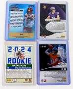 4 Latest QB's Rookie Football Cards
