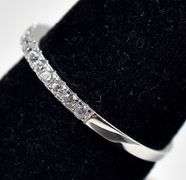 CZ Gemstone Ring in Sterling Silver