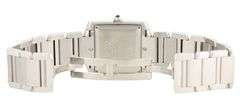 Cartier Tank Francaise 2302, 28 X 32mm, Silver Dial, Stainless Steel Watch