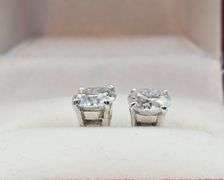 Sparkling 4 Ct Eye Clean Lab Simulated Diamond Earrings