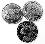 3 - 2001 Sierra Leone 1 Dollar Coins