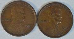 Scarce 1912-D & 1915-S Lincoln Cents in Choice XF45