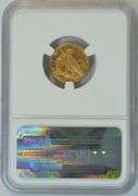 Gorgeous basically Gem BU 1925-D $2.50 Indian Gold Piece. NGC MS64