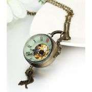 Retro Fisheye Pocket Watch Pendant
