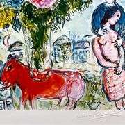 Personnages Fantastiques by Chagall (1887-1985)