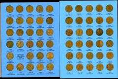 2 Lincoln Wheat Cent Albums: 1941 – 1974-S