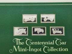 The Centennial Car Mini-Ingot Sterling Silver Bar Collection