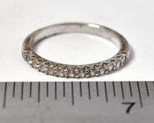 CZ Gemstone Ring in Sterling Silver