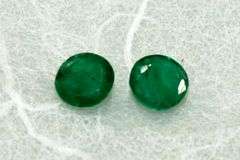 Bright Natural Emerald Pair
