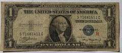 $1 1935A Special Printing R Silver Certificate. Fr1609
