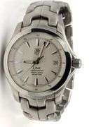 Tag Heuer link automatic Chronometer white dial watch