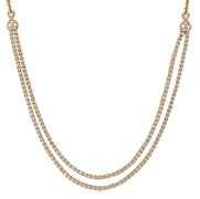 New 3.50ctw Diamond Bib Style Statement Necklace in 14K