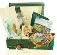 Rolex Date 15238, 34mm, Champagne Dial, 18K Yellow Gold Watch