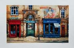 Hand Signed Alexander Borewko Serigraph, Antiquites