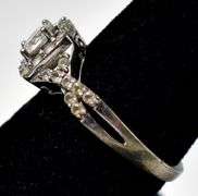 CZ Gemstone Ring in Sterling Silver