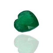GIA Certified Heart Shape Brilliant Cut Emerald Loose Diamond