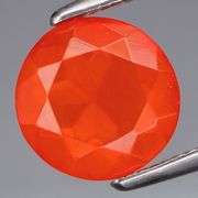 Vibrant color! 1.24ct incredible tangerine orange Fire Opal!