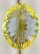 Non-stop flashing! Collectors sized 74.20ct brilliant lemon Citrine!