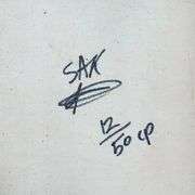 500 and 1000 Dollar Bills by Steve Kaufman (1960-2010)