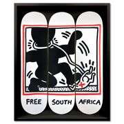 Free South Africa by Keith Haring (1958-1990)