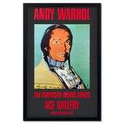 The American Indian Series (Black) by Andy Warhol (1928-1987)