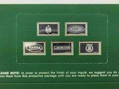 The Centennial Car Mini-Ingot Sterling Silver Bar Collection