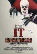 Tim Curry Autographed 16x24 Stephen King’s IT Poster ACOA