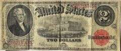 $2 Series 1917 US Note