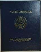Gem Ultra Cameo Proof 2000-W $5 Proof Gold Eagle. Box/COA