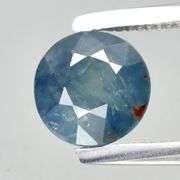 All natural! 1.11ct blue and yellow Sapphire solitaire!