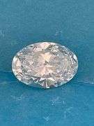 I.G.I CERTIFIED LOOSE DIAMOND 7.75 CARAT LAB GROWN OVAL CUT E-VS1