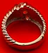 14K White Gold Round Brilliant Cut Ring 1.10ct