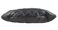 Chanel Dark Blue Crumpled Grained Calfskin Coco Pleats Hobo Bag