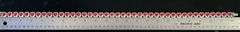 Beautiful 14 Kt 98.3 Grams White Gold Plated Simulated Ruby Diamond Tennis Necklace