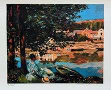 Claude Monet, The River, Signed by the Estate