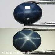 Strong patterned! 4.48ct Star Sapphire from Thailand!