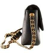 Chanel Medium Black Quilted Caviar Chain Soul Flap Bag