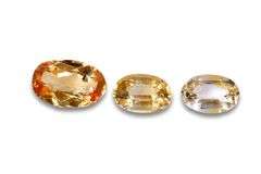 Rare Natural Precious Topaz - Lot of 3