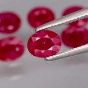 Collectors 2.49ct PIGEONS BLOOD Burmese Ruby set!!!