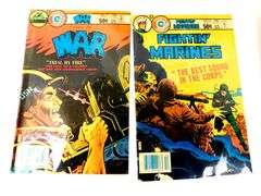 7 Vintage Military Comic Books