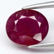 Amazing blood red 1.45ct Ruby center stone