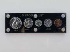 1955 United States Silver Proof Set, Capital Plastics Holder