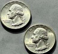 1941 P S Gem BU Washington Quarters.