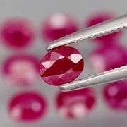 Collectors 3ct PIGEONS BLOOD Burmese Ruby set!!!