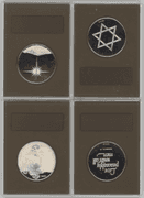 4 Diff. Limited Edition Sterling Silver Proofs. Franklin Mint