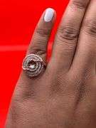 14K Two-Tone Gold Dancing Diamond Ring