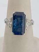 CERTIFIED BRAND NEW NATURAL BURMESE SAPPHIRE WITH DIAMOND RING