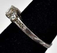 CZ Gemstone Ring in Sterling Silver